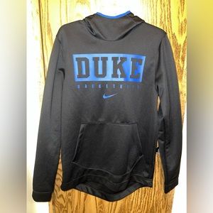 Men’s Medium Nike Dri Fit Duke Blue Devils basketball hoodie sweatshirt